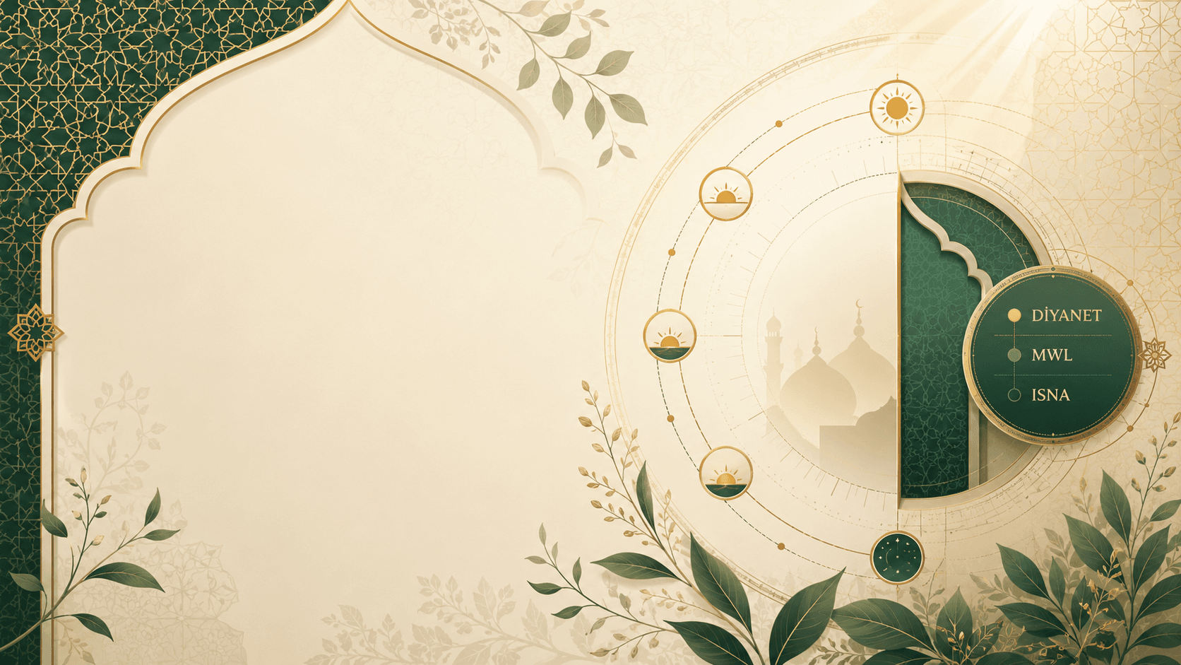 How Prayer Times Are Calculated: Diyanet, MWL, and ISNA Explained